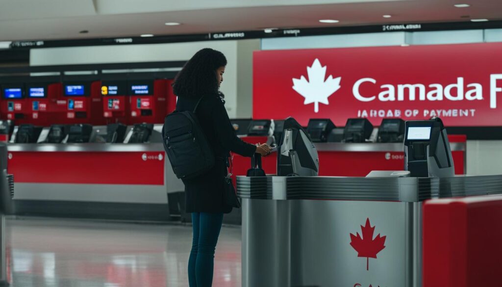 Air Canada extra baggage payment methods