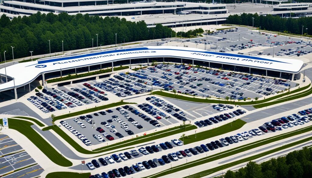 Atlanta airport parking amenities