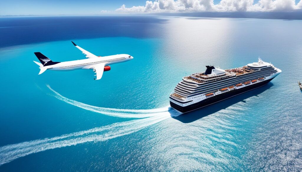 Booking a Flight and Cruise Together