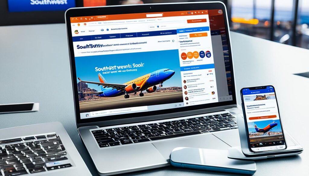 Southwest Airlines correo electrónico y redes sociales