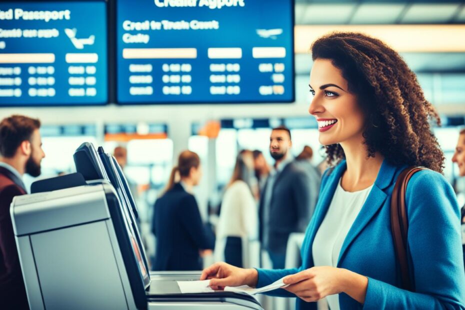 book a flight at the airport